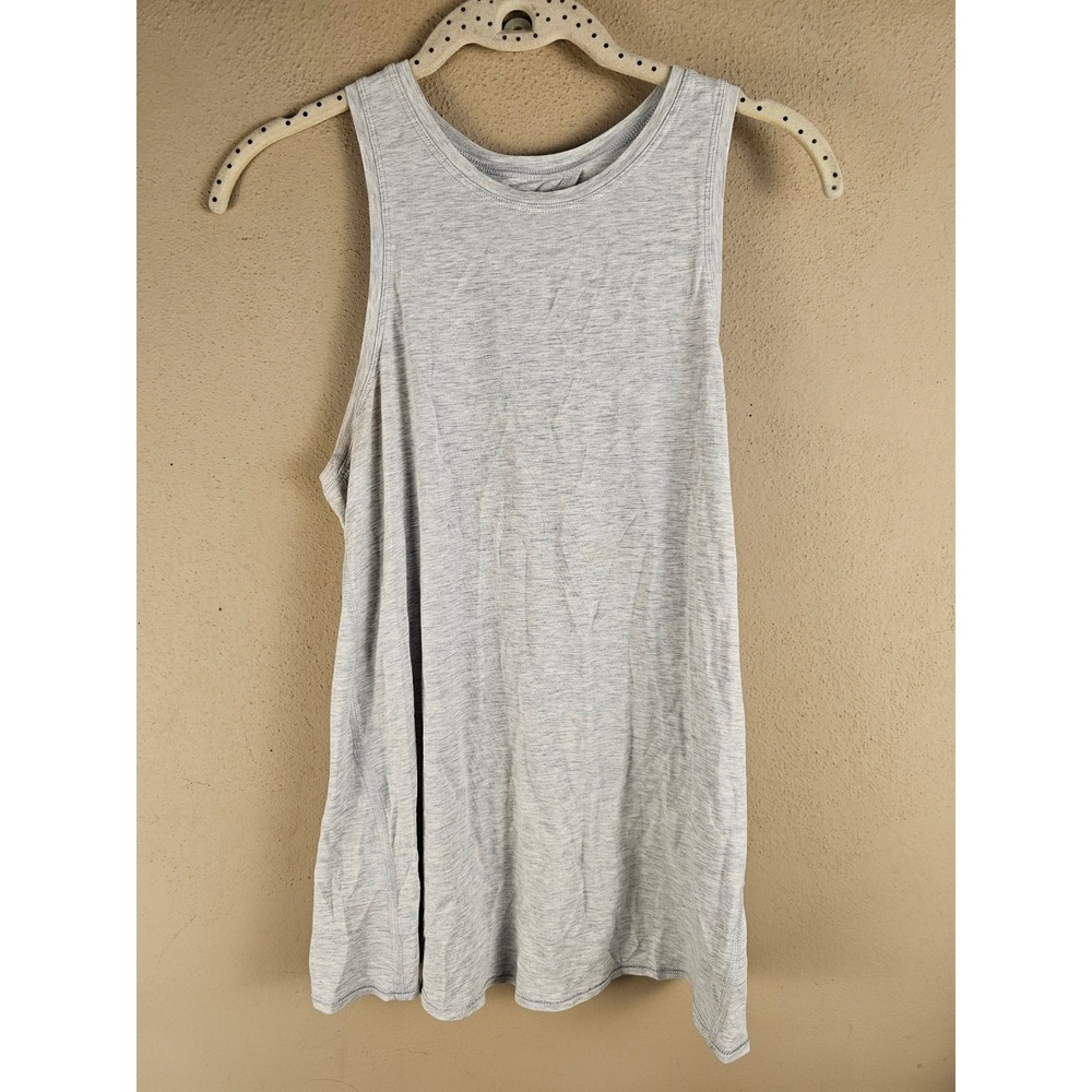 Lululemon Womens Gray Open Back Tank Top XS